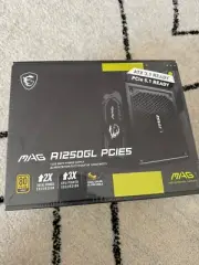 MSI MAG A1250GL 1250W PCIE 5, 80+ GOLD Fully Modular Gaming PSU, ATX Power Su...