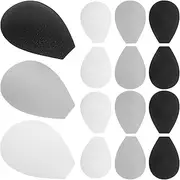 [BESPORTBLE] Breathable Bra Cup Pads 15 Pair Soft Reusable and Invisible Pads for Low Cut Backless Outfits
