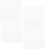 Beatifufu Protect Your Hair 4pcs Hair Extension Bonding Glue Protector Heat Shield Guards