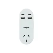 Energizer ETSOS175U - Single Power Adaptor With USB A & C