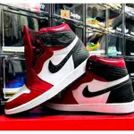 AIR JORDAN 1 WMNS AJ1 OG 黑白紅 文化 蛇紋 男女鞋 運動休閒板鞋 CD0461-601