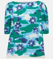 [Marni] Marni Printed cady top AU 8 multicoloured