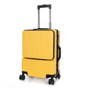 Swiss Aluminum Luggage Suitcase with TSA locker Carry On HardCase 20" SN8610A Yellow