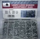 1200pc Goliath Industrial Lock Washer Assortment Kit (SAE) - LWA1200