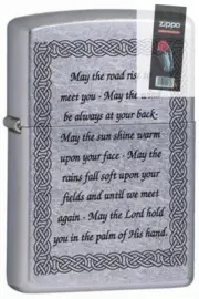 Zippo 207 irish bles Lighter + FLINT PACK