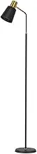 Artiss Floor Lamp, Metal LED Light Lamps Corner Standing Lights Display Stand Remote Control Home Decor for Reading Living Room Bedroom, Plastic Lampshade Stable Base Black