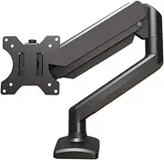 TAFTIWEXN Monitor Arm Ergonomic Stand Adjustable PC Monitor Hanging Holder Desktop Computer Screen Stand Bracket Lifting Arm Clamp Grommet Mounting Base Adjustable Laptop Riser