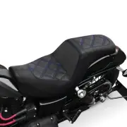Driver Passenger Seat Fit For Harley Dyna Super Glide Custom Street Bob 2006-17