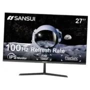 27 Inch Monitor, IPS 100Hz Computer Monitor Full HD 1920 x 27 inch IPS 100Hz