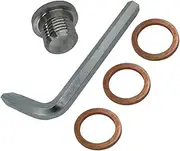 Yemtuls Crankcase Engine Oil Drain Plug 3 Washers for Polaris RZR 570 800 900 1000 Sportsman 570 600 700 800 850 1000 Ranger 570 700 800 900 ETX Scrambler 850 1000 ACE 325 570 Includes Hexagon Wrench