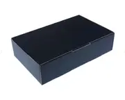 200x Mailing Box 240 x 150 x 60mm Diecut Black for 500g Small Satchel B134