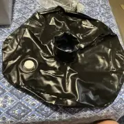 Black Base Weight Bag, Portable Foldable Round Umbrella Holder Patio Water Weigh