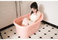 《將將好》四季SPA泡澡桶 兒童浴桶粉色