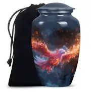 Pheonix Large Urn Ashes Women Elegant Human Adult Male Decorative Tribute Timele
