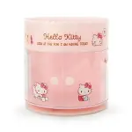 【震撼精品百貨】凱蒂貓_HELLO KITTY~日本SANRIO三麗鷗 KITTY圓形塑膠旋轉化妝品架(粉居家款)*50517