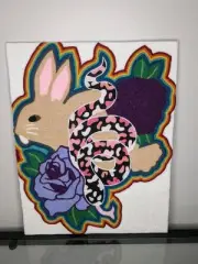 Circle of Life "11 x 14" Original Artwork Handcrafted By Nevriunna Watson