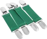 Abaodam Elastic Pants Fixing Clips Trouser Leg Holders 4pcs Belt Clip for Jeans Dress Back Cinch Belt Manufacturing