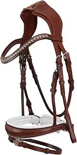 Acavallo Poesia Bridle Headstall Calfskin, Full Size, Cognac