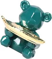 ANDRESLAD Bear Modeling Jewelry Plate Decorative Storage Tray Bear Saving Pot Home Decor