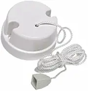 HPM Cord Pull Ceiling Switch, White