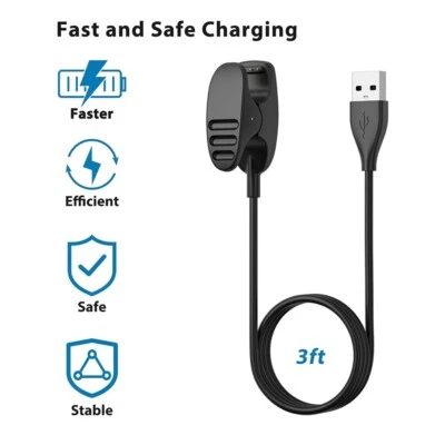 Premium 3ft/1m USB Charging Cable for Suunto 5 3 Fitness/Ambit 321 Kailash Watch