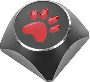 WATIIFUFU Cat Paw Design Aluminum Alloy Keycap for Mechanical Keyboard Custom Embossed Keyboard Key Caps Present for Parties and Birthdays Durable and Claw Keycap