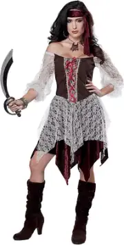 South Seas Siren Costume woman’s pirate size small