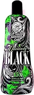 Australian Gold Deviously Black 45X Dark Bronzer Indoor Tanning Bed Lotion 8.5 Oz/ 250 Ml