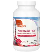 Zahler, Kidophilus Plus, Probiotic Formula For Children, Berry, 1 Billion CFUs, 180 Chewable Tablets