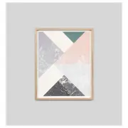 Geometric Mountain Print, Multicoloured