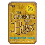 NEW IN TIN University The Dangerous Book For Boys Magic Tricks - Sleight of Hand