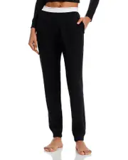 Alexander Wang Crysal Hotfix Waffle Jogger Pants