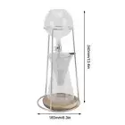 Drip Tower Coffee Maker Iced Drip Coffee Maker 600ml Stainless Steel Reusable