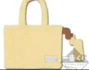 Ichiban Kuji Pokemon Pikachu & Friends C Prize Fluffy Motomari Tote Bag 2016