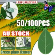 Plant Climbing Wall Fixture Clips 50/100X Wall Vines Fixing Clips, Self-adhesiGT