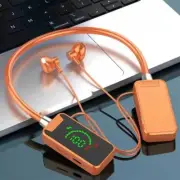 Wireless Bluetooth Neckband Headphones with Mic - Karaoke & Live Broadcast