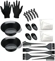 EPIGEIST 21pcs Hair Dye Tools Kit for Easy Coloring Includes Tinting Bowl Brush Ear Clips Gloves for All Hair Types and Styles