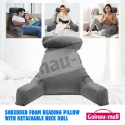 Memory Foam Back Neck Rest Pillow Backrest Reading Relax Support Chair Cushion