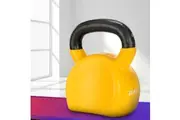 Everfit 20kg Kettlebell Set Weightlifting Bench Dumbbells Kettle Bell Gym Home