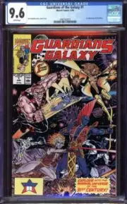 GUARDIANS OF THE GALAXY #1 CGC 9.8 WHITE PAGES // MARVEL COMICS 1990 ID: 67543