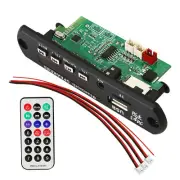 25W 12V Amplifier MP3 Player Decoder Board Bluetooth 5.0 50W Car FM Transmitter