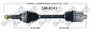 CV Drive Axle Shaft Fits Saturn Vue 2.4L A/T 2008 2009 2010 Front D/P
