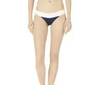 L* Space Veronica Classic Swim Bottom Colorblock Blue White Women's Size S NEW