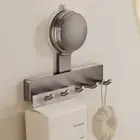 Reusable Storage Rack for Coat Towel Punch-Free Universal Hook Balcony