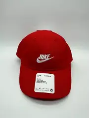 Nike Child's Futura Heritage86 Curve Brim Red Adjustable Hat Cap