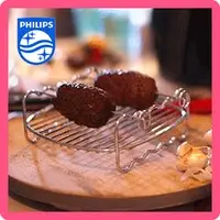 在飛比找PChome商店街優惠-【PHILIPS飛利浦】氣炸鍋專用串燒烤架HD9904 ~適