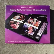 Sharper Image Talking Pictures Family Photo Album 96 Photos and 24 Messages