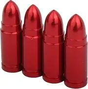 TOMALL Bullet Valve Stem Caps Red