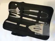 Pepsi Grilling Tools with Zippered Bag NEW Outdoor BBQ Barbecue Tool Set