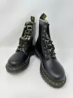 Dr. Martens Women's 1460 Serena Leopard Faux Fur Lined - 11, Black, I3(B81T)